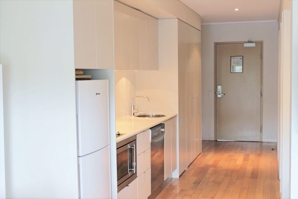Front Door and Entrance, plus fully equipped Kitchen