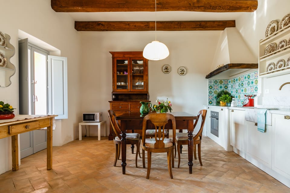 Diningroom and kitchen