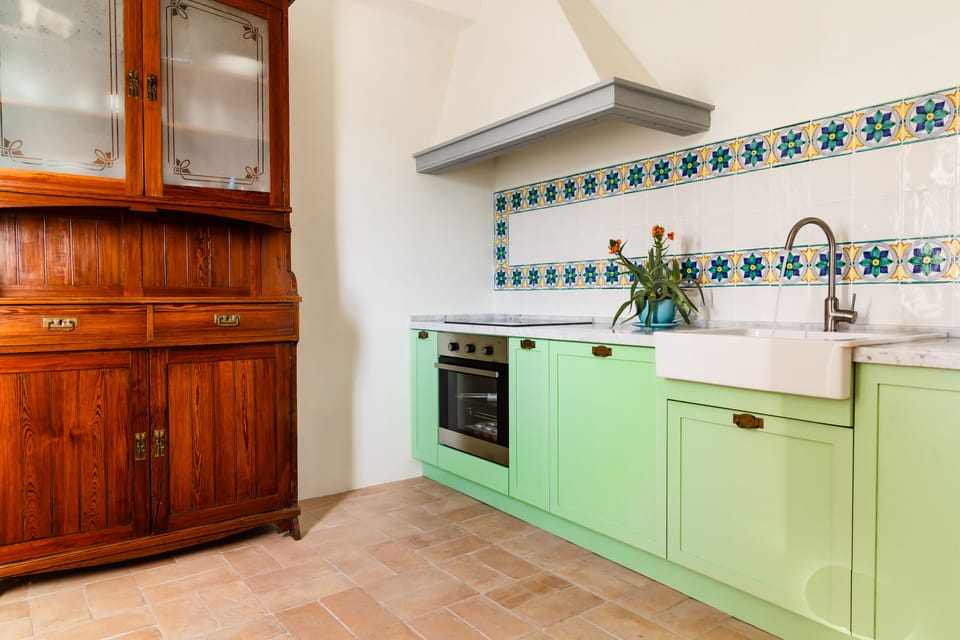 second floor kitchen
