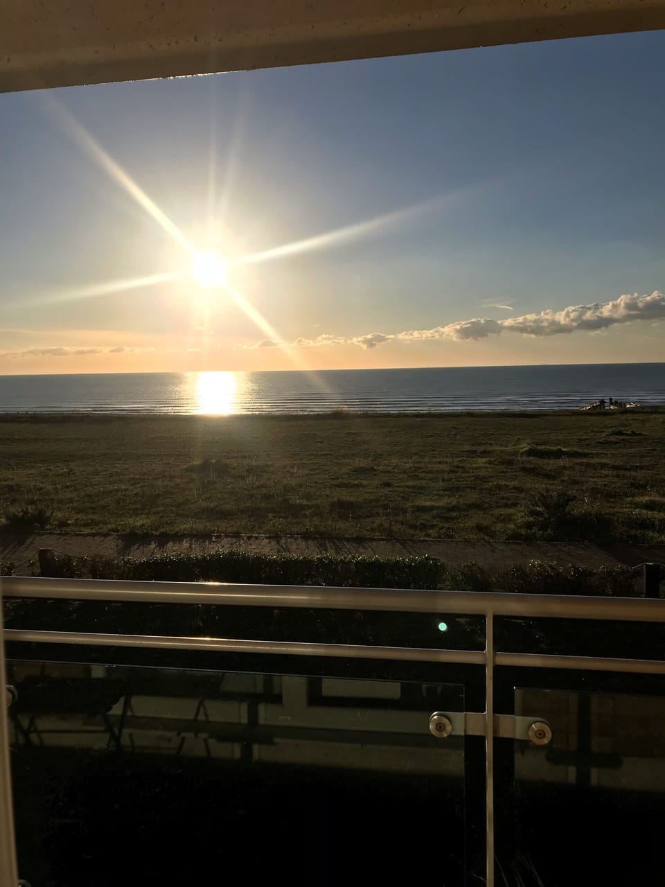 Sunrise view from the apartment 