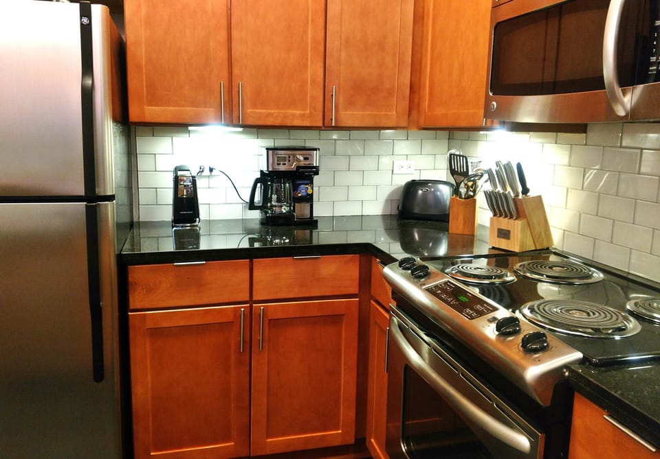 Fully appointed kitchen