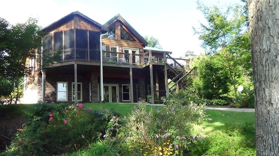 View of home from the lake