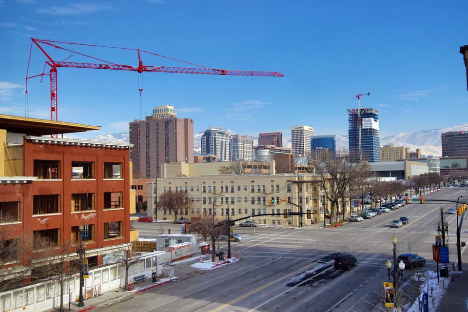 View from the North/East corner of loft