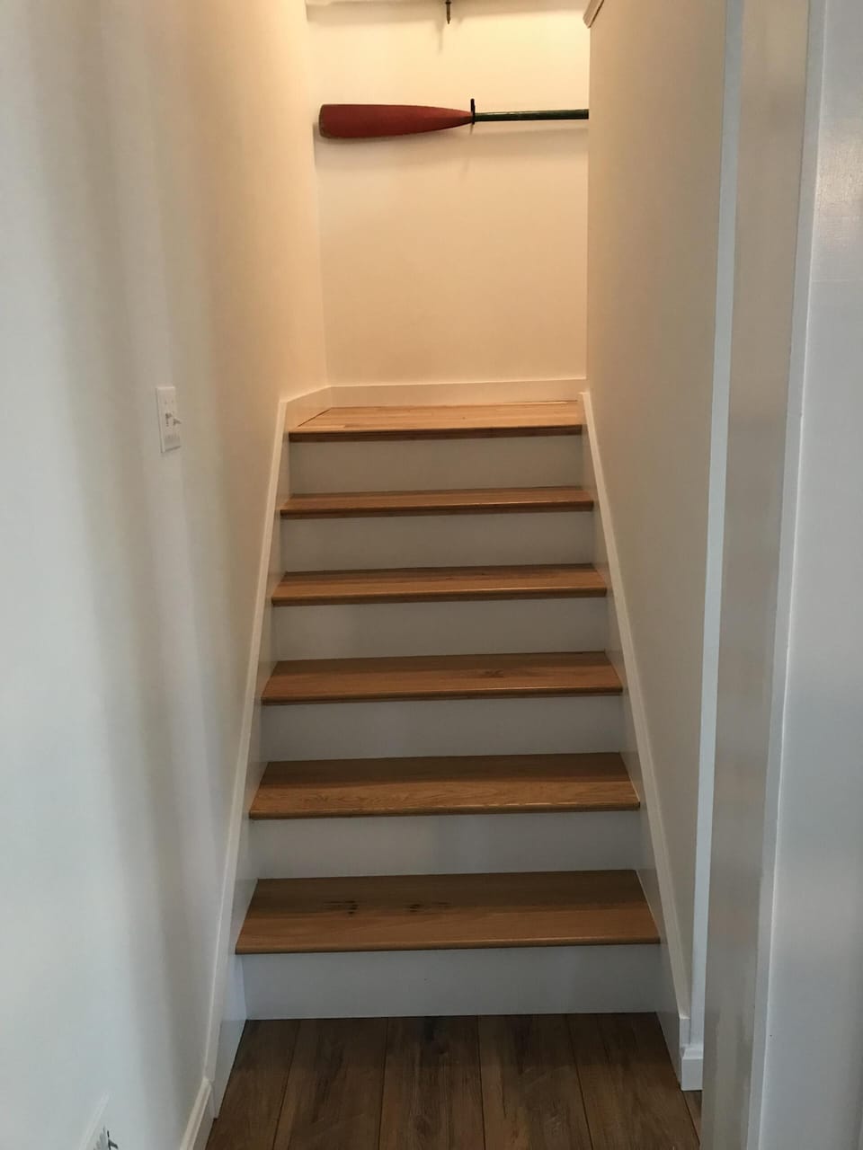 Stairway to Basement Bunk Room