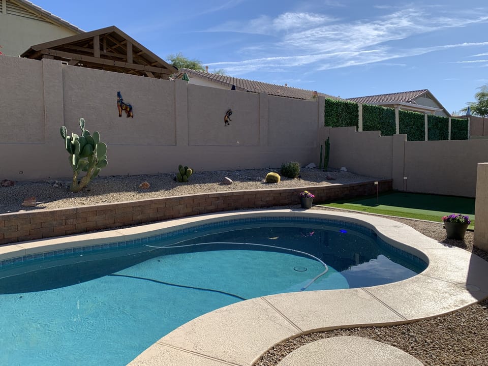 Very private backyard for your enjoyment