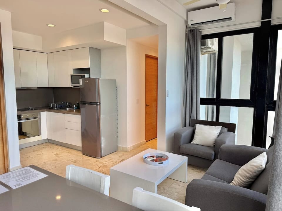 Kitchen and Living Room