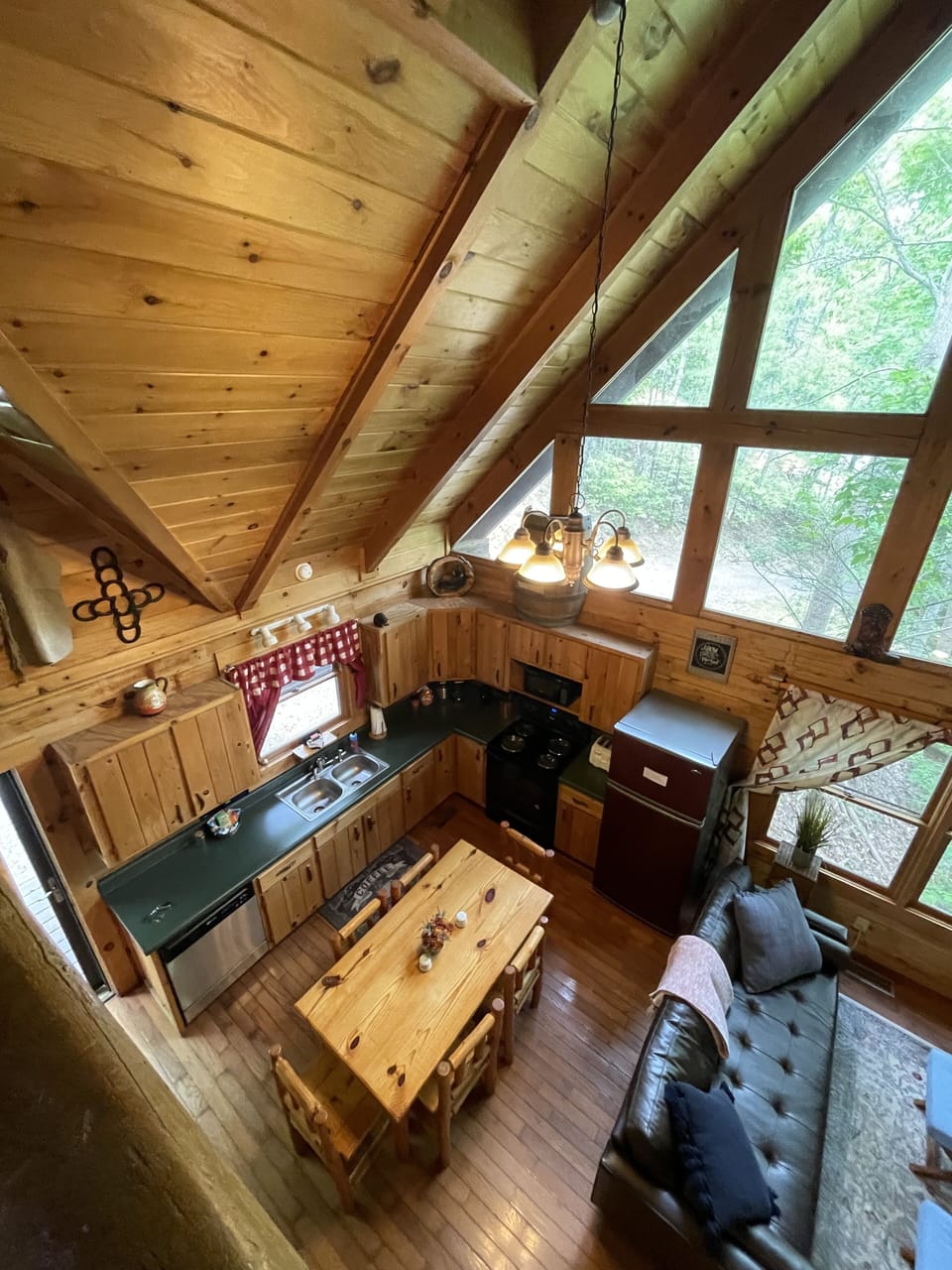 Kitchen View from Loft