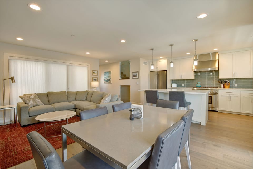 Open concept living space offers plenty of room to spend time with family and friends.