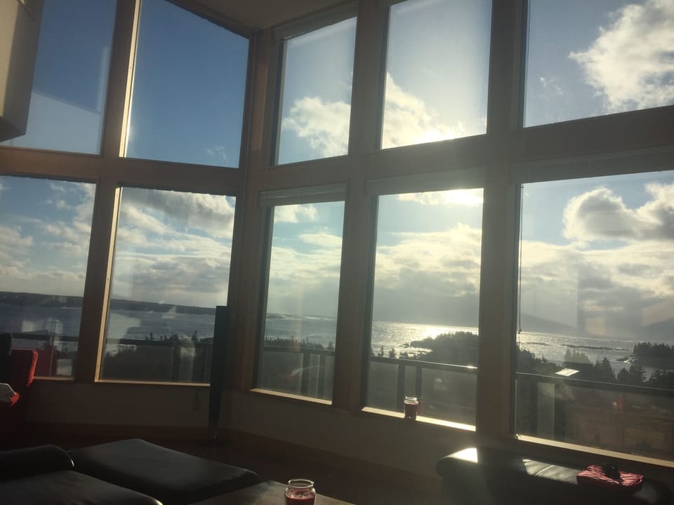 view from living room