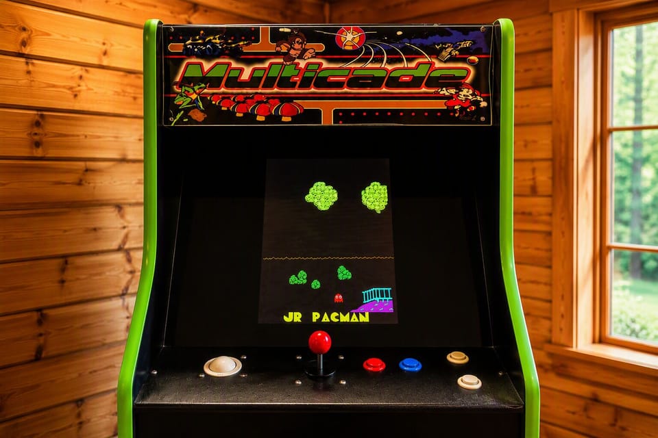Multicade Arcade Step up to the retro multicade loaded with 60 timeless classics, from Pac‑Man Jr to Donkey Kong, offering endless fun for all ages.with 60 Classic Games
