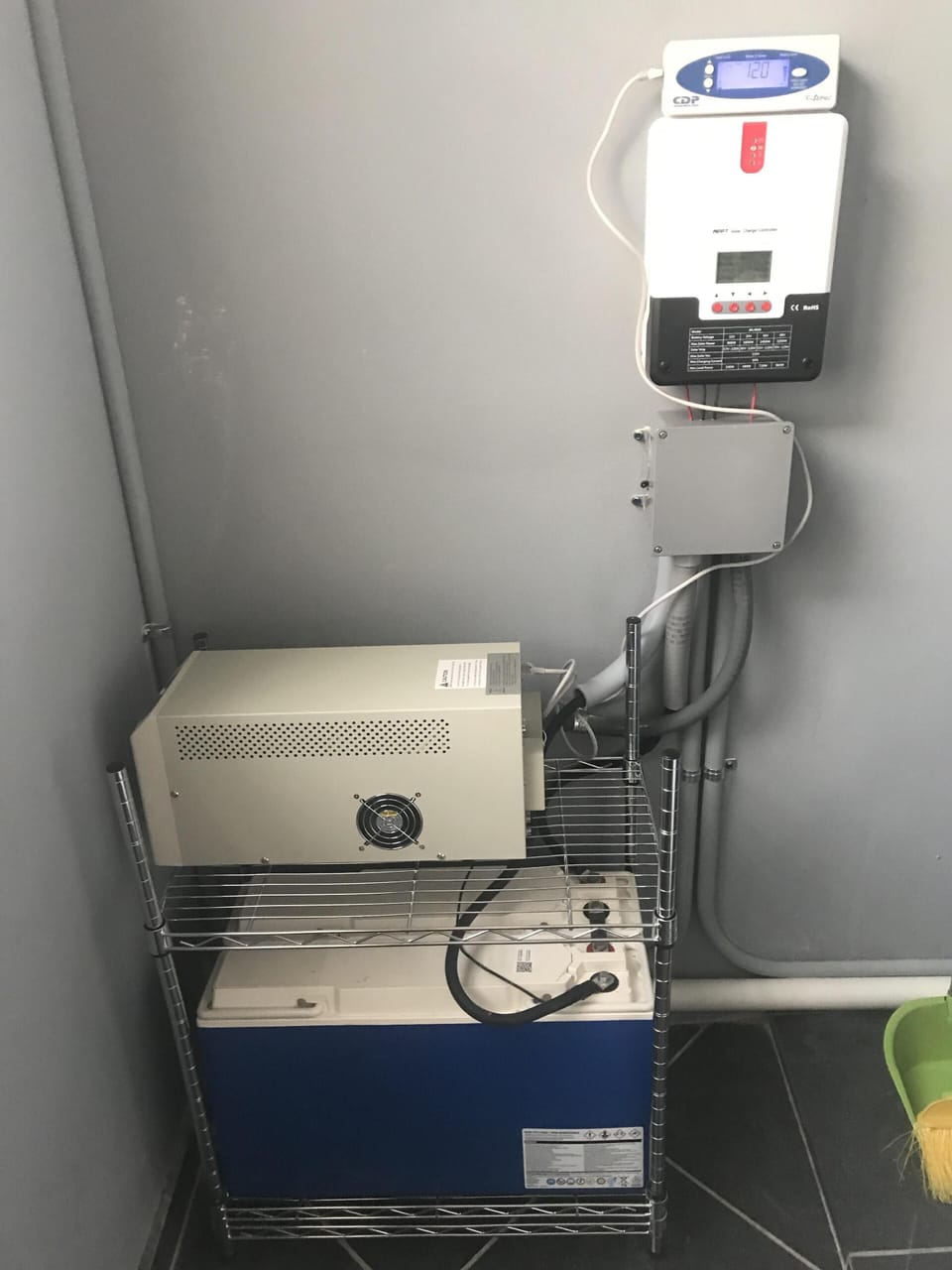 Unit has a power backup system in case of electrical power outage.