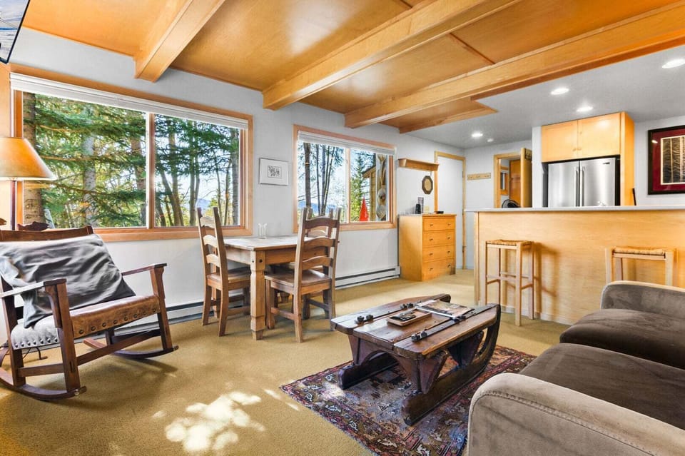 Living Area with Wood burning Stove