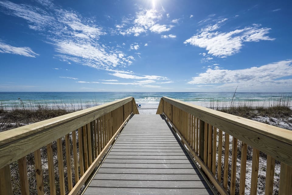 Private beach access