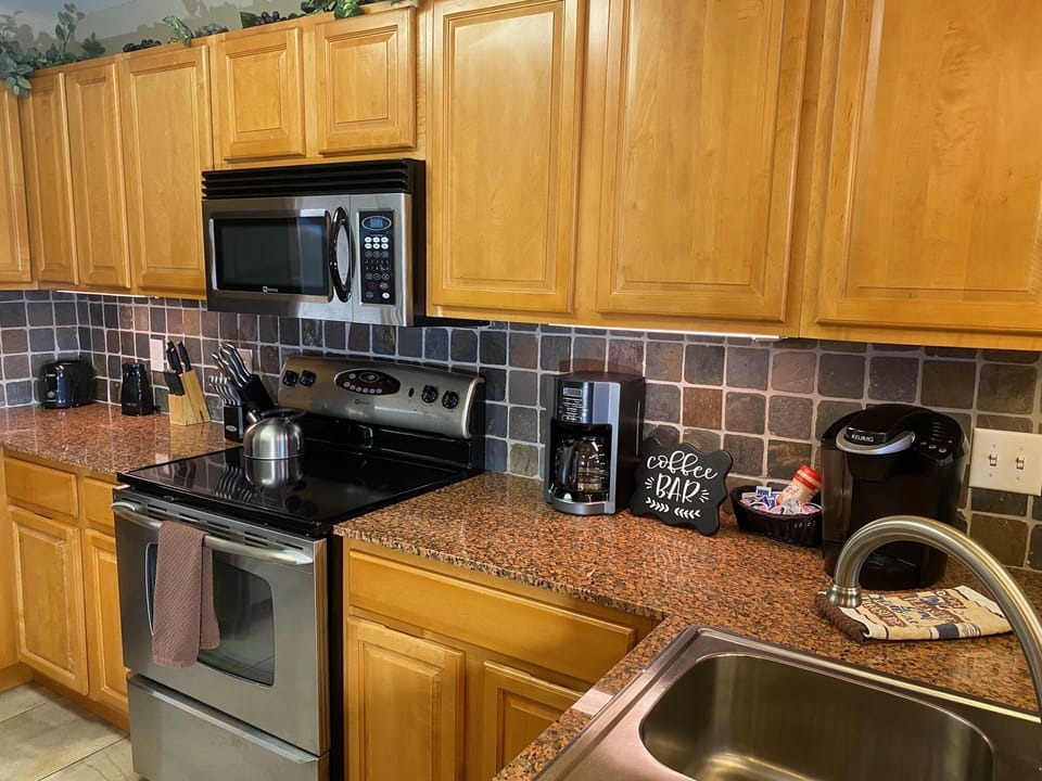 Stove and microwave