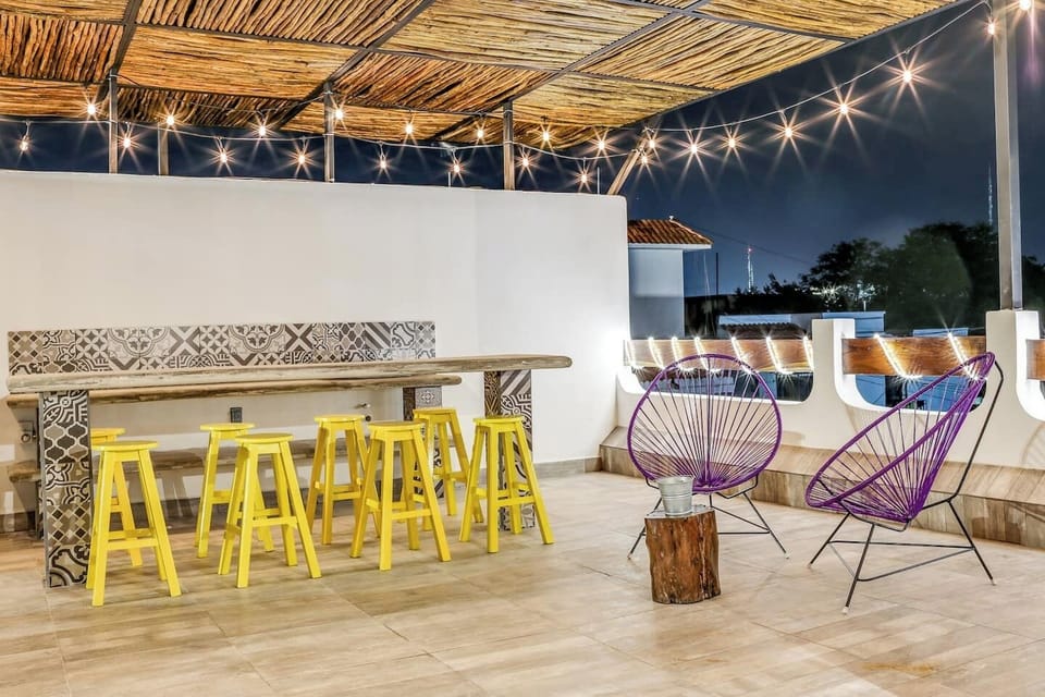 Valentina Rooftop with lounge, hammocks and a wading pool (only 40cm deep)