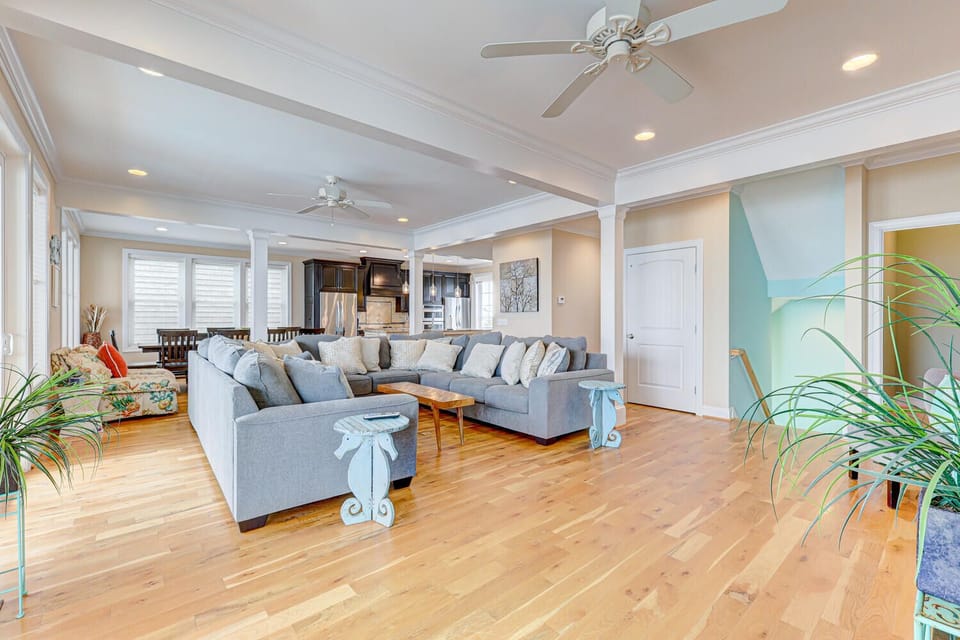 Spacious and open