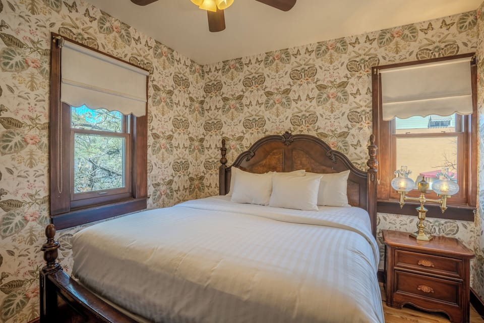 Palace Wing, 1 King Suite, Stair Access Only | Egyptian cotton sheets, premium bedding, pillowtop beds