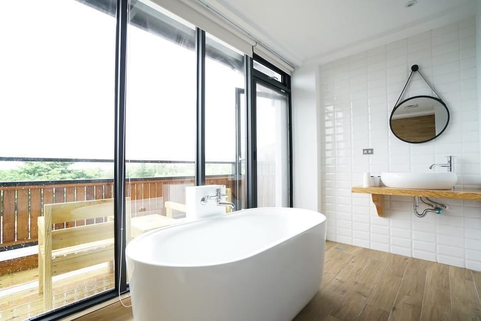 Double Room, Bathtub, Sea View | Bathroom | Hair dryer, slippers, towels, soap