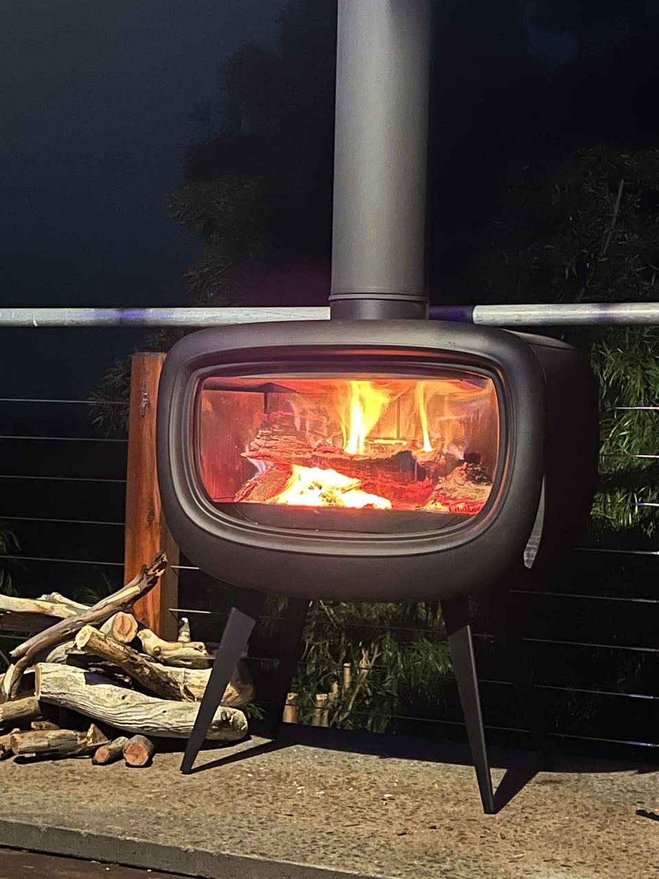 What's on telly tonight? Flames baby, flames... 