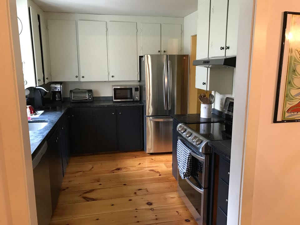All new stainless steel appliances 