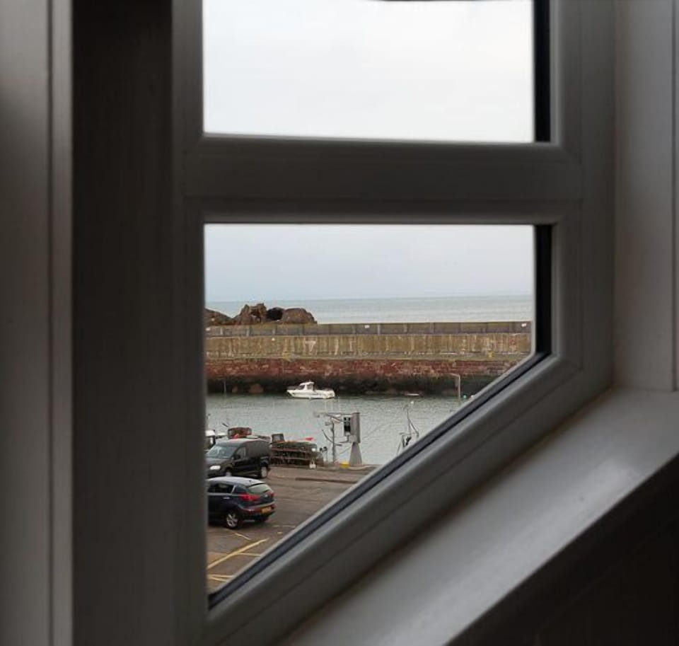 View of harbour from bedroom window 