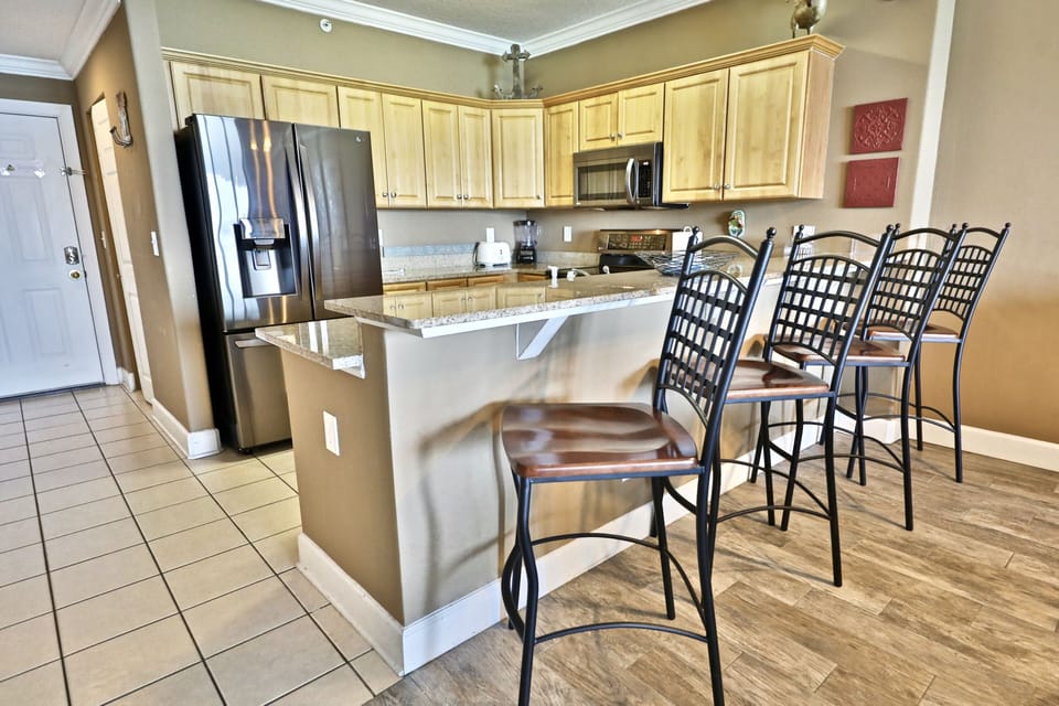 Breakfast bar.