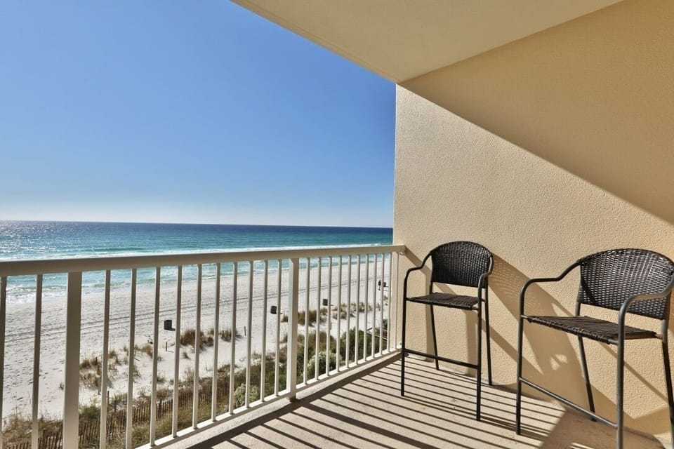 Private balcony.