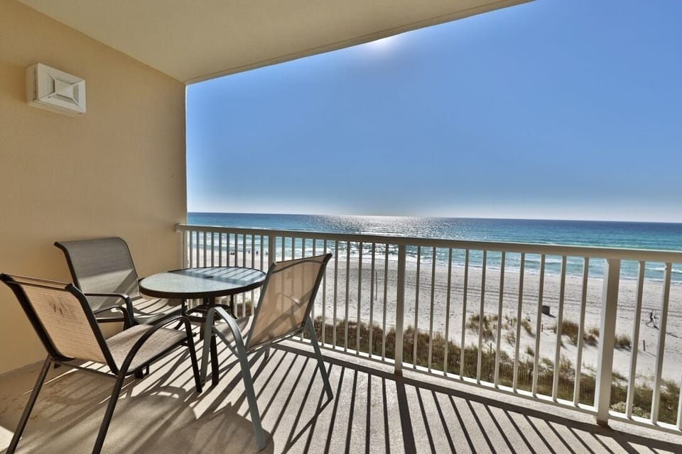 Private balcony.