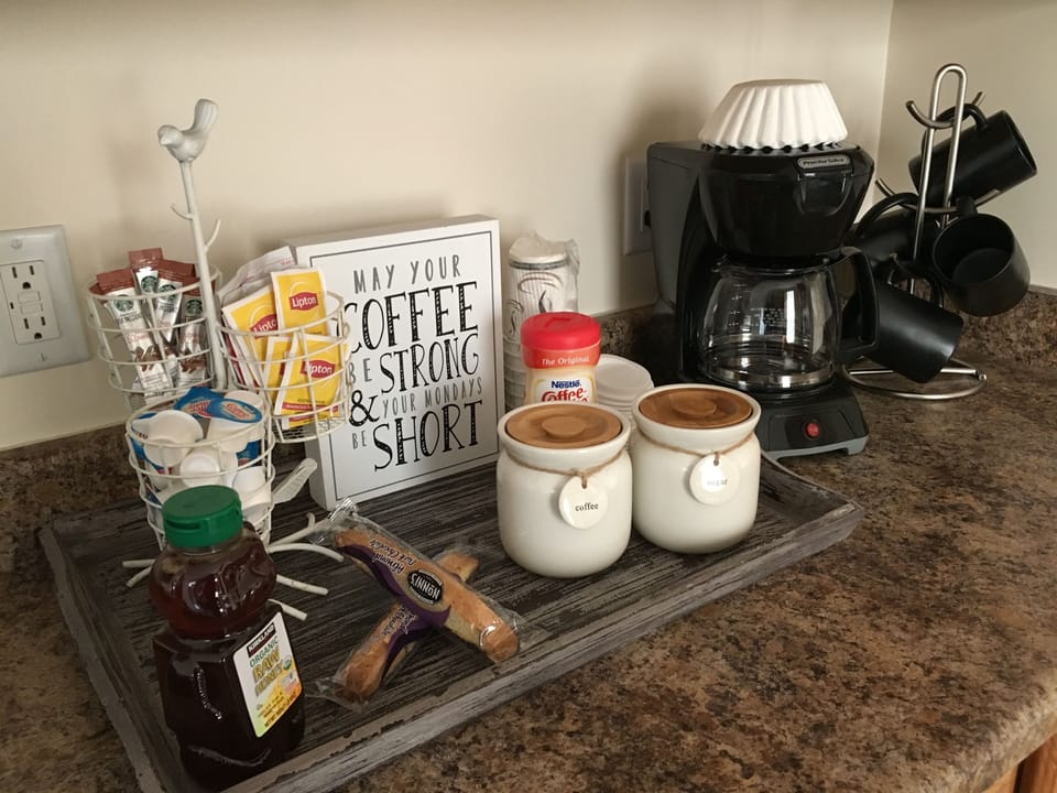 Coffee and all the good stuff!