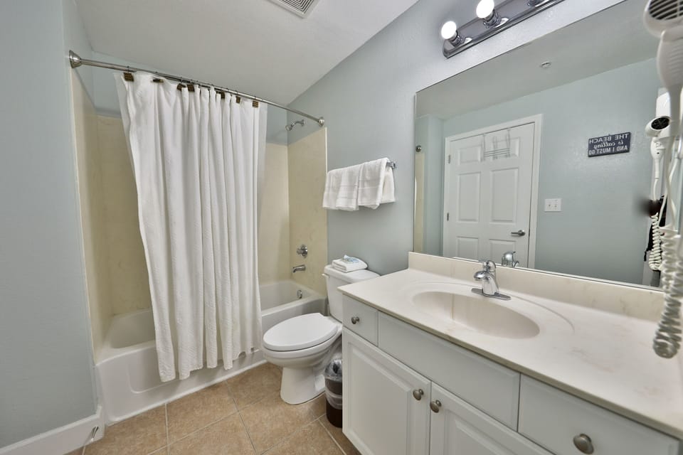 Private master bathroom.