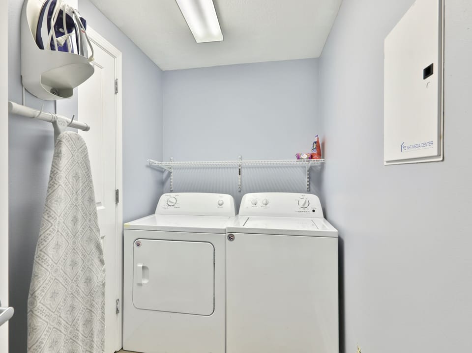 Laundry room.