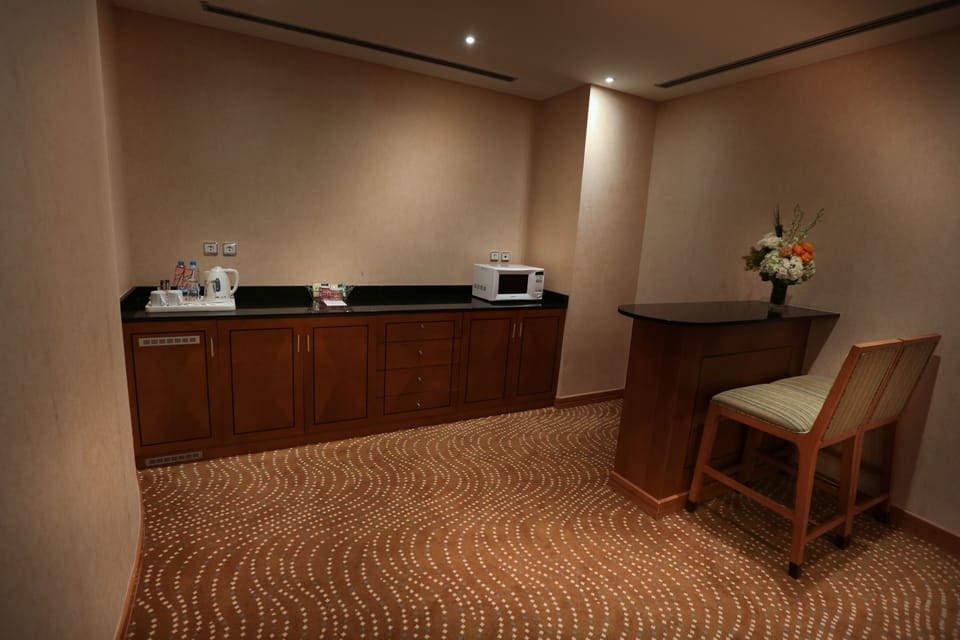 In-room safe, desk, laptop workspace, blackout drapes