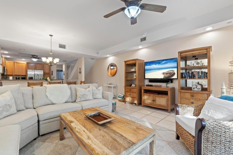 All rooms in the home have their own TV with fast wifi, cable and streaming 