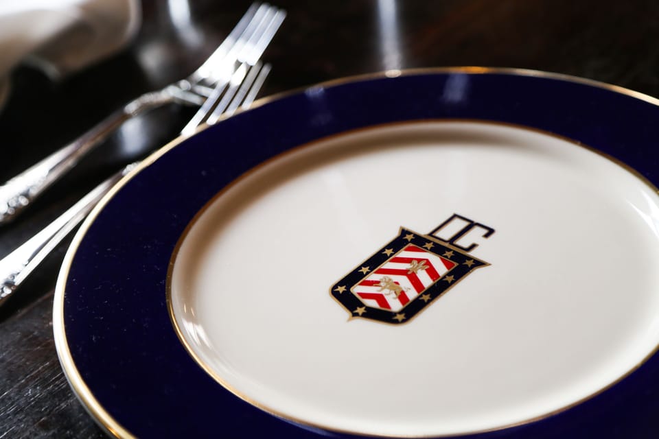 Dinner served, American cuisine