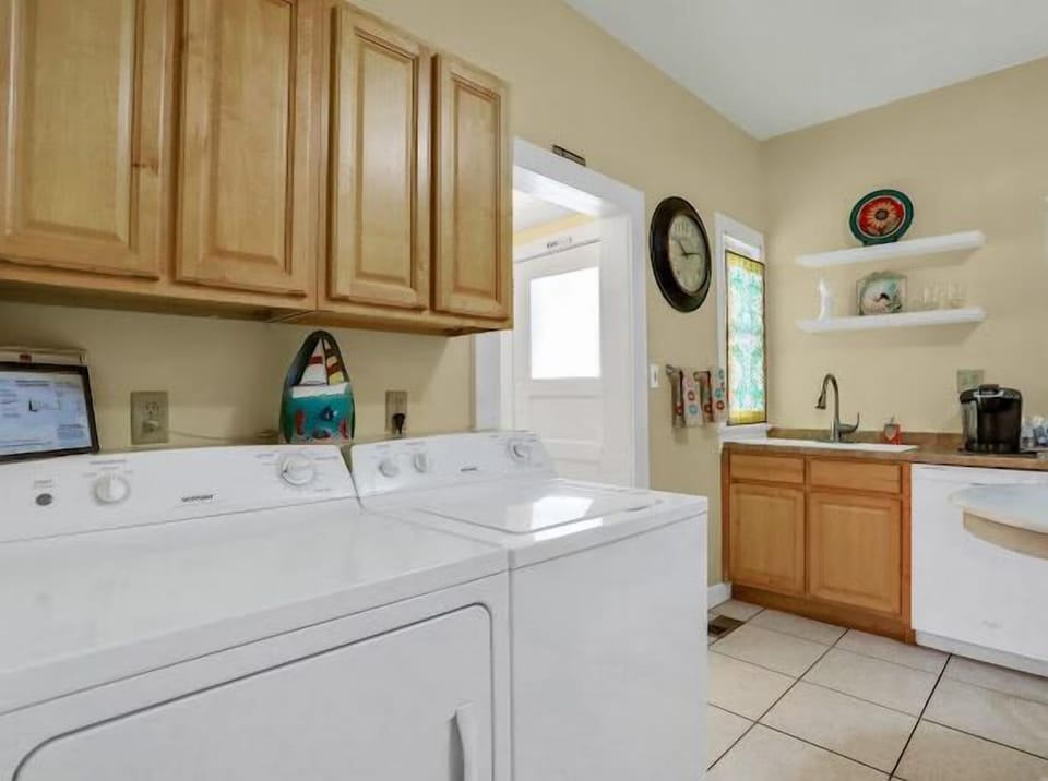 Washer and dryer