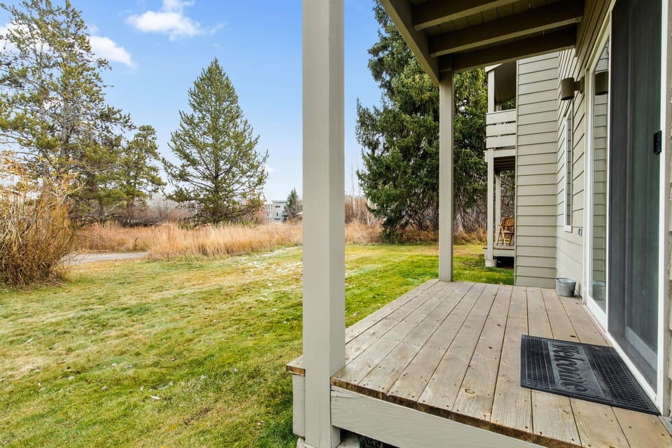 King Bedroom Private Deck - Lower Level