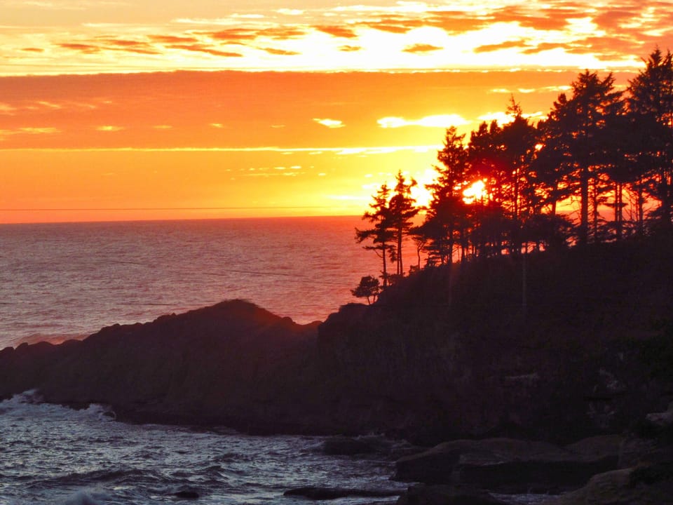 Sunset from Rental.