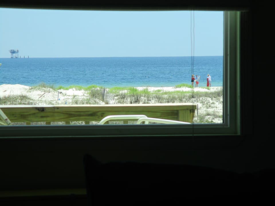 View from Breakfast Table and Living Room Picture Window