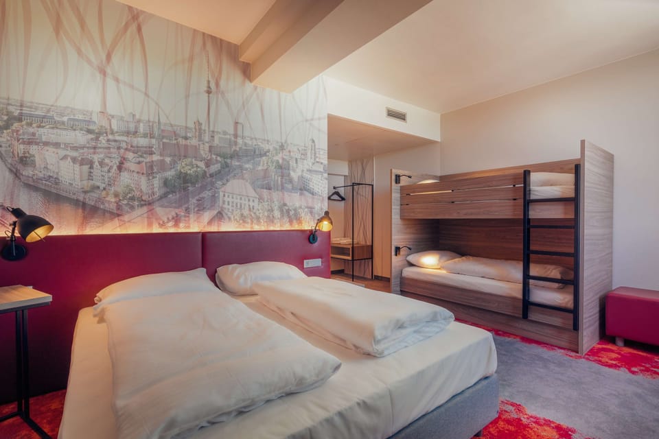 Hypo-allergenic bedding, blackout drapes, soundproofing
