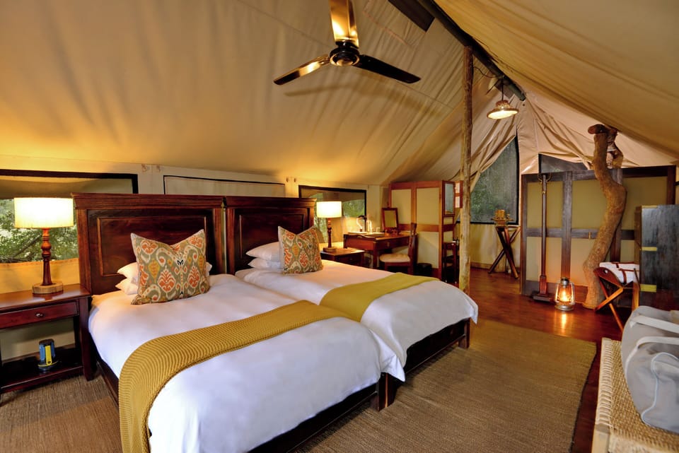Luxury Tent | Frette Italian sheets, premium bedding, down comforters