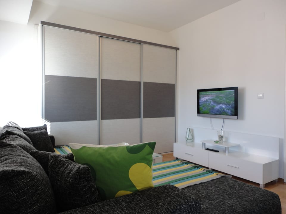 Comfort Studio Suite, City View | Living area | Flat-screen TV