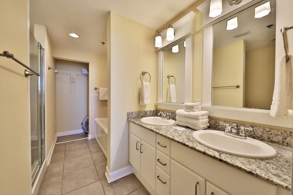 Master bathroom.