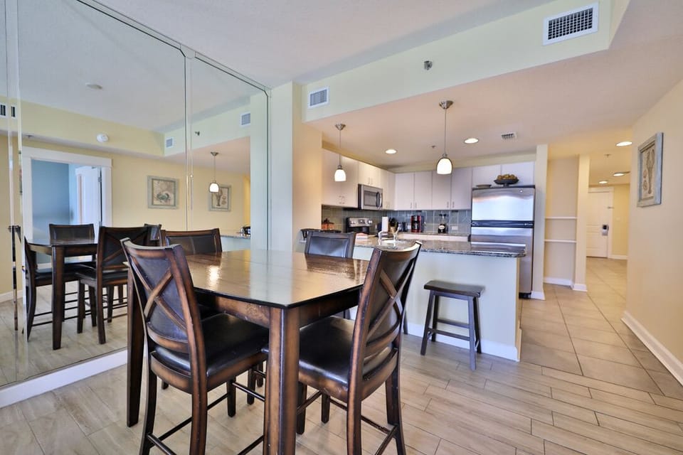 Dining table.