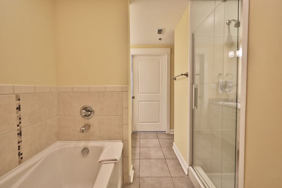 Master bathroom.