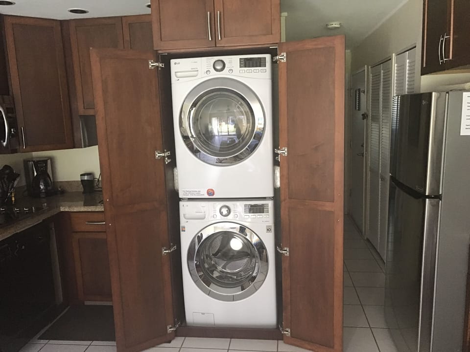 In suite, full size Washer & Dryer for your convience
