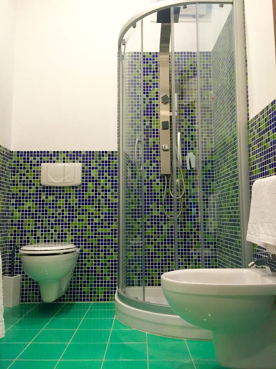 Panoramic Double or Twin Room, Sea View | Bathroom | Free toiletries, bidet
