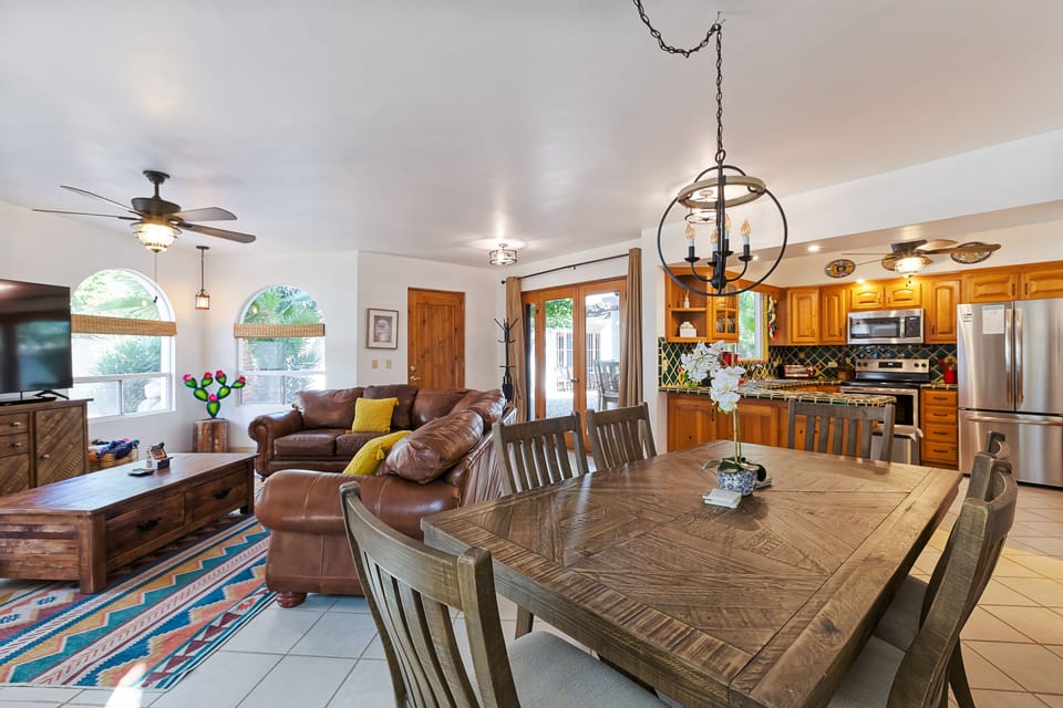 Family Townhome, 3 Bedrooms | Living area | 50-inch flat-screen TV with cable channels, TV, DVD player