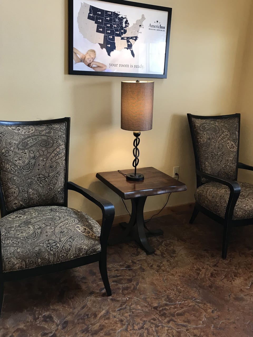 Lobby sitting area