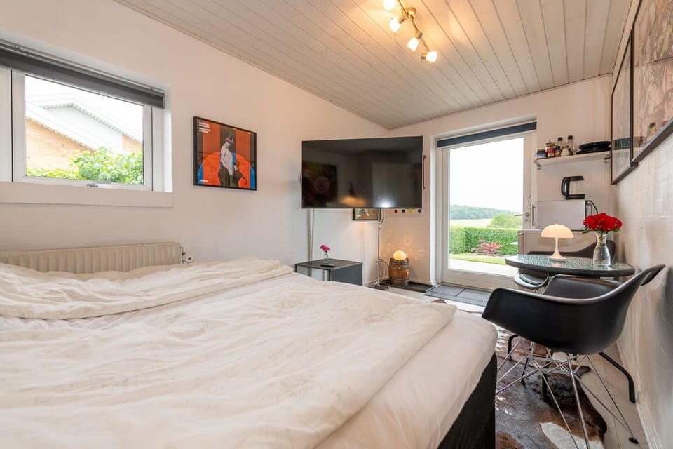 Double Room, 1 King Bed, Shared Bathroom | Premium bedding, rollaway beds, free WiFi, bed sheets