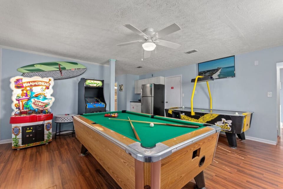 Dive into a world of fun in our arcade and pool table area, where games, laughter, and shared memories make every moment special for guests of all ages.